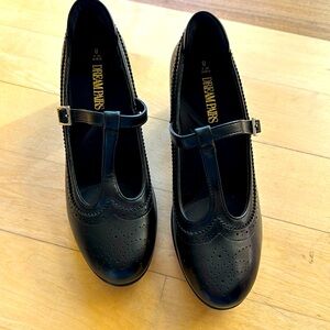 DREAM PAIRS Women's Classic Oxfords Heels T-Strap Dress shoe